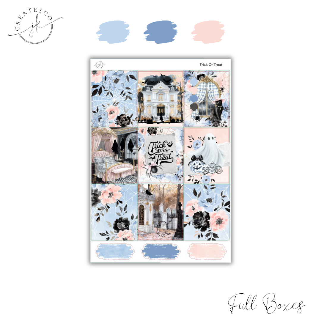 Trick Or Treat || Vertical Weekly Kit