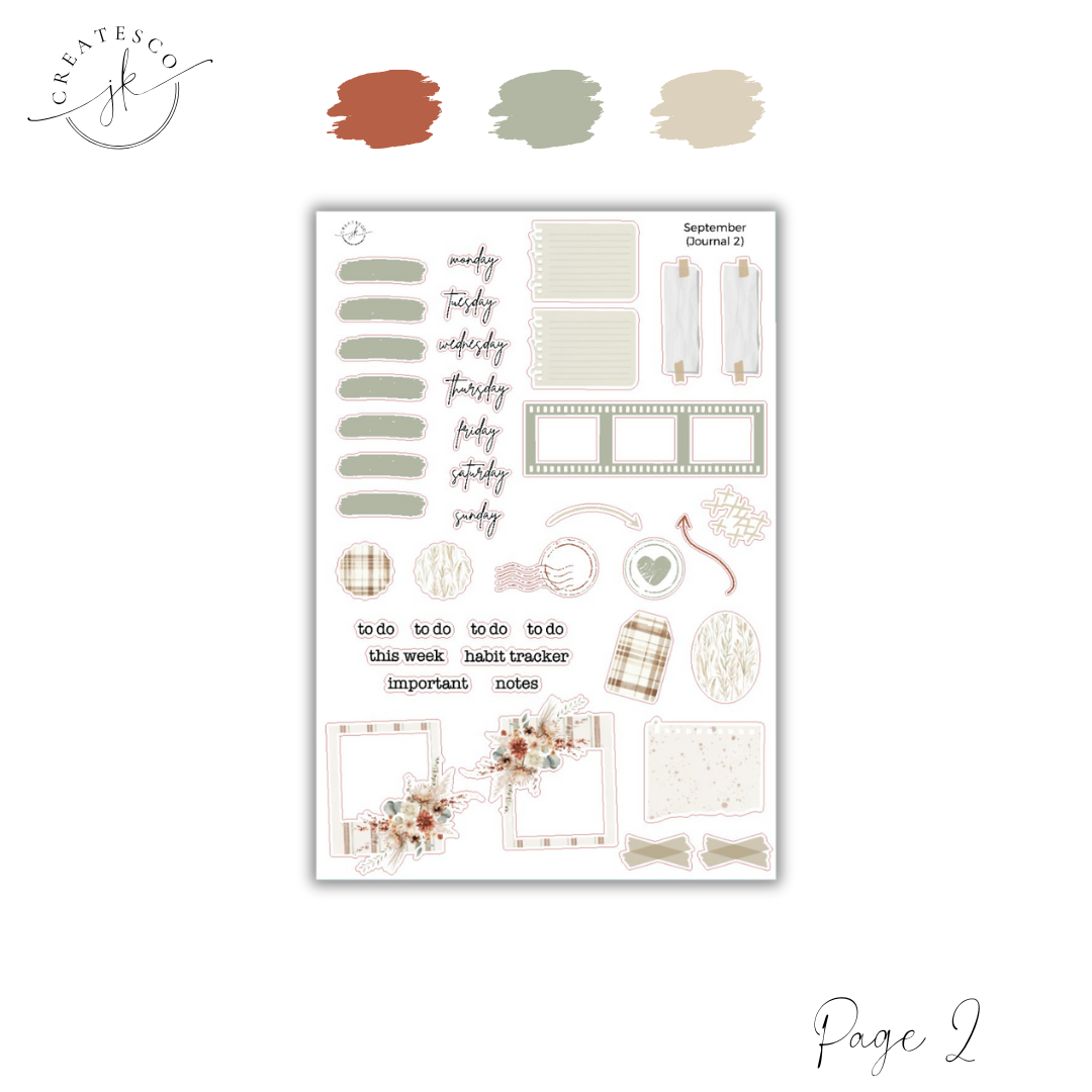 September || Journaling Kit