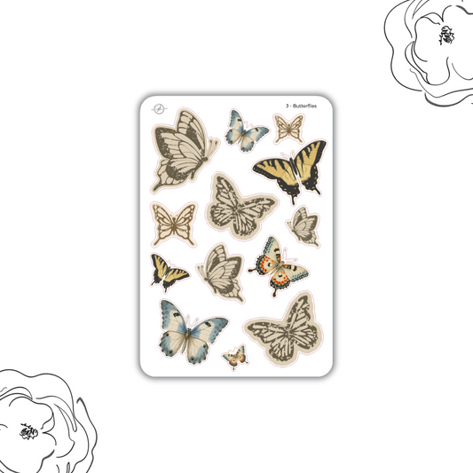 Journal Pages | Butterflies