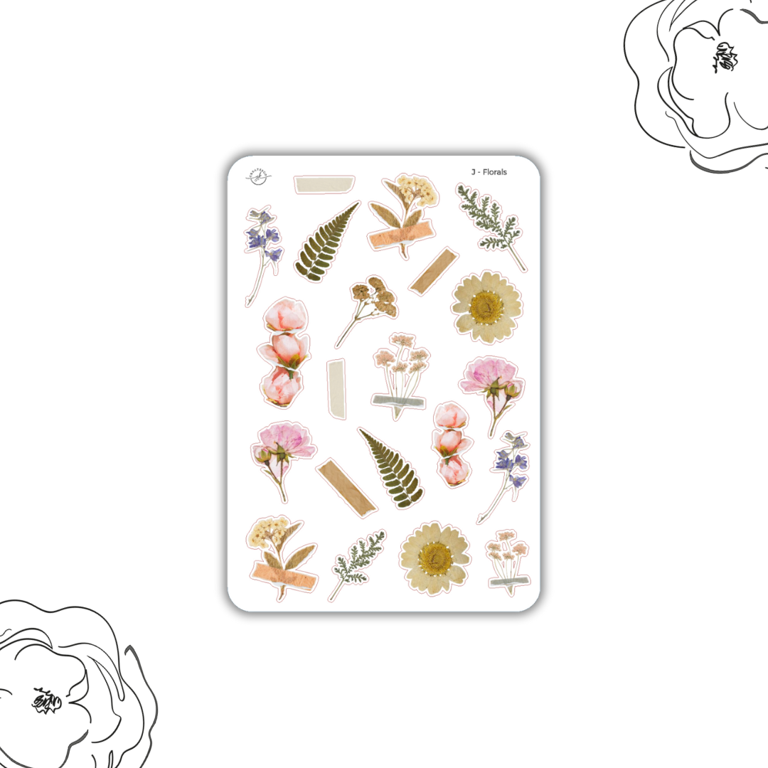 Journal Pages | Florals