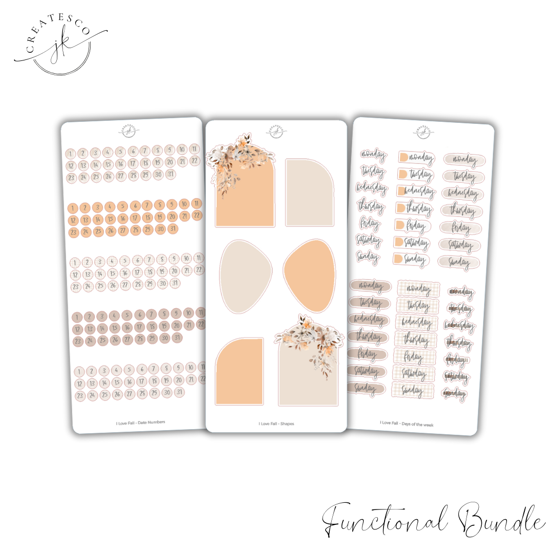 I Love Fall || Deco Kit