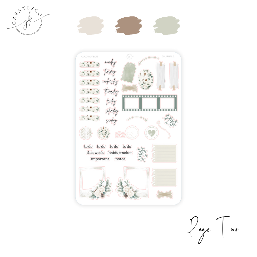 Cold Outside || JOURNAL KIT