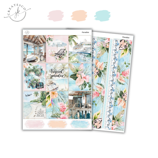 Paradise || Vertical Weekly Kit
