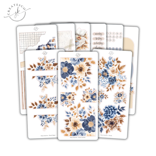 Navy Autumn || Deco Kit