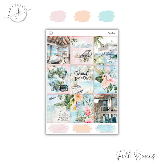 Paradise || Vertical Weekly Kit