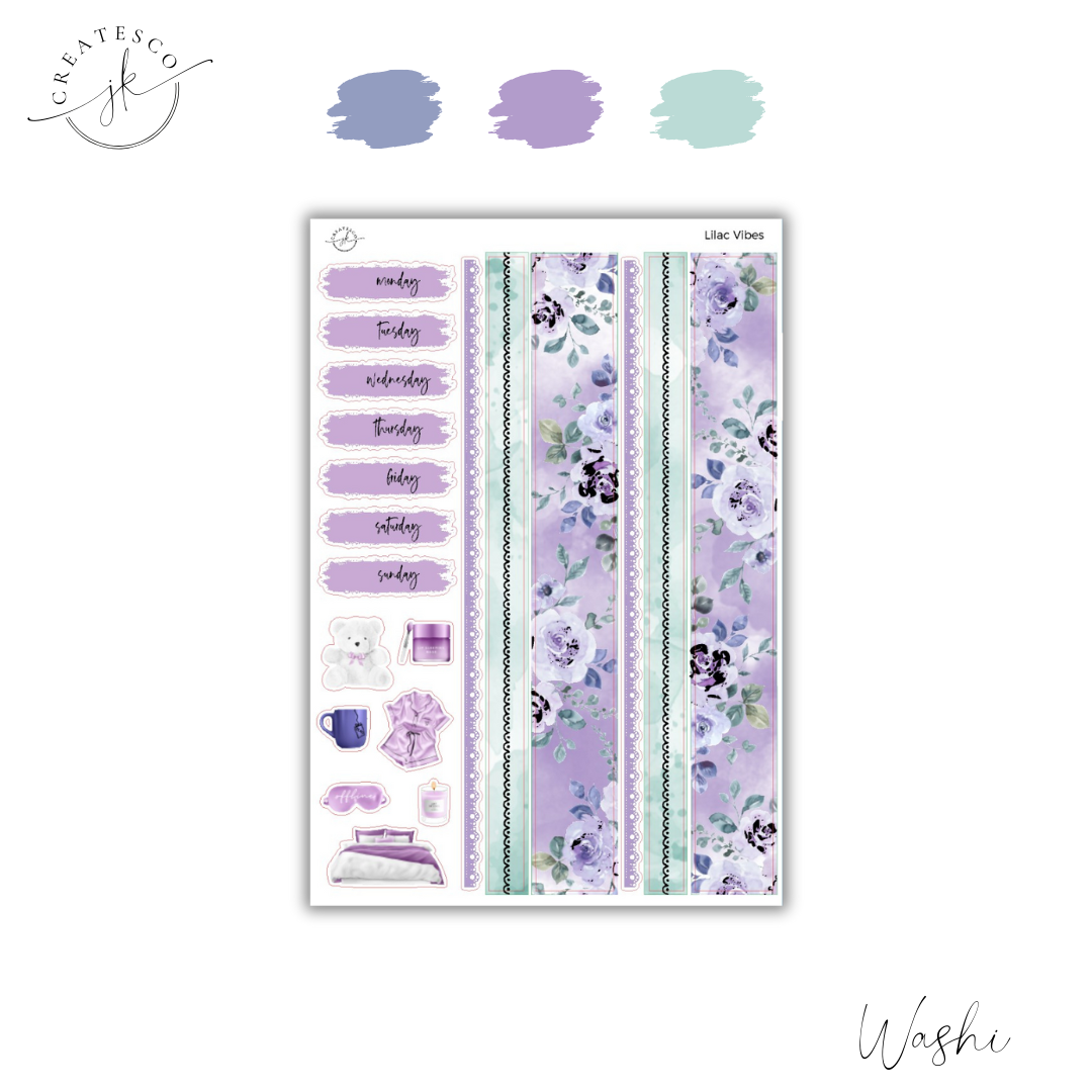 Lilac Vibes || Vertical Weekly Kit