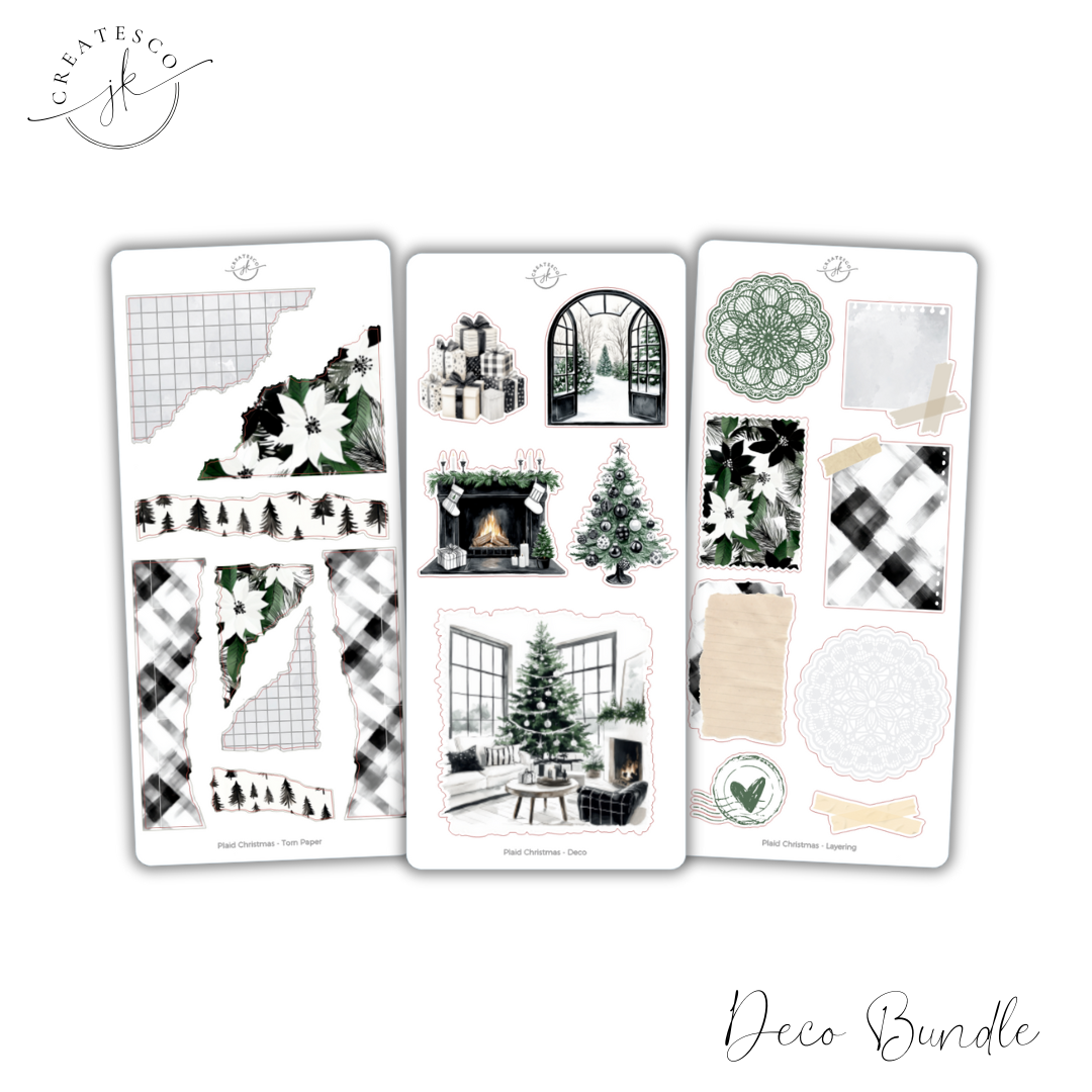 Plaid Christmas || Deco Kit