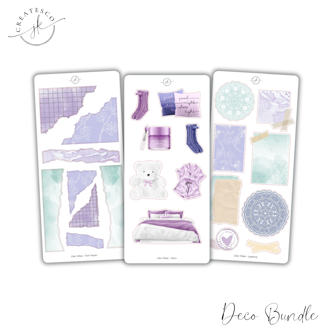 Lilac Vibes || Deco Kit