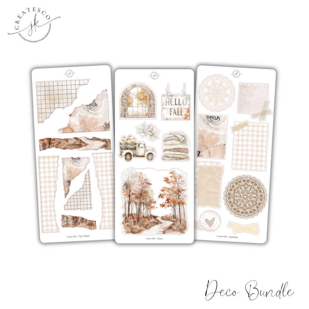 I Love Fall || Deco Kit