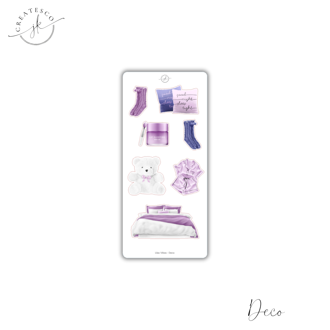 Lilac Vibes || Deco Kit