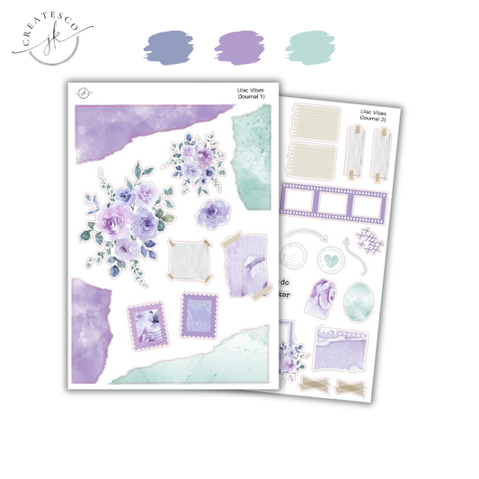 Lilac Vibes || Journaling Kit