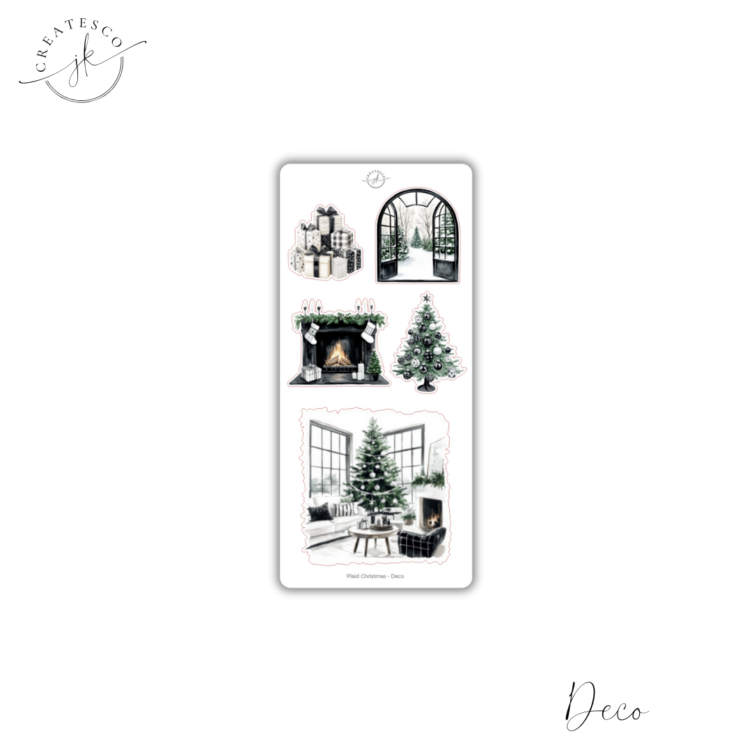 Plaid Christmas || Deco Kit