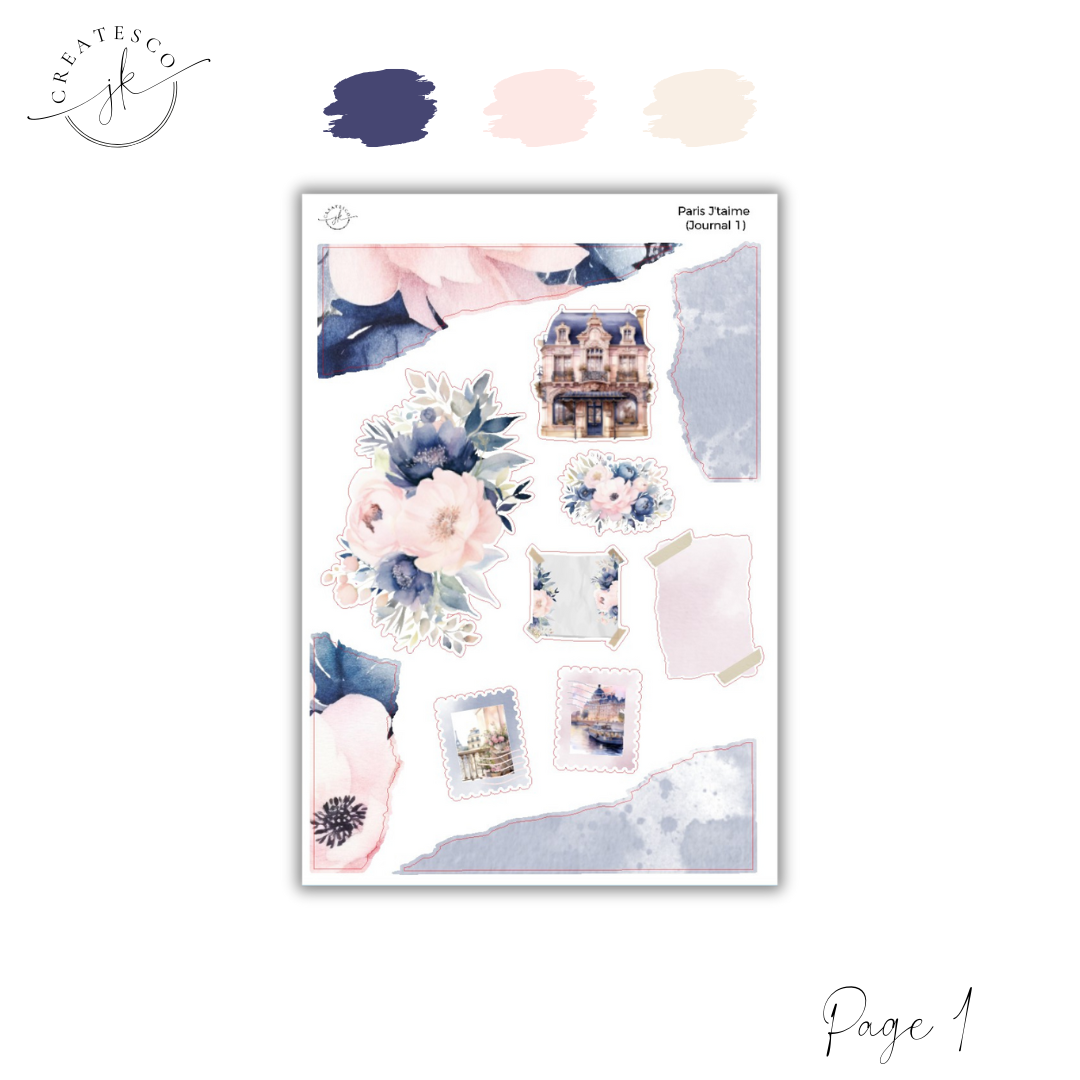 Paris J'taime || Journaling Kit