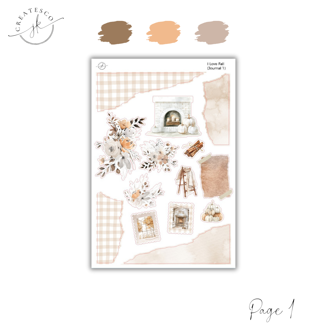 I Love Fall || Journaling Kit