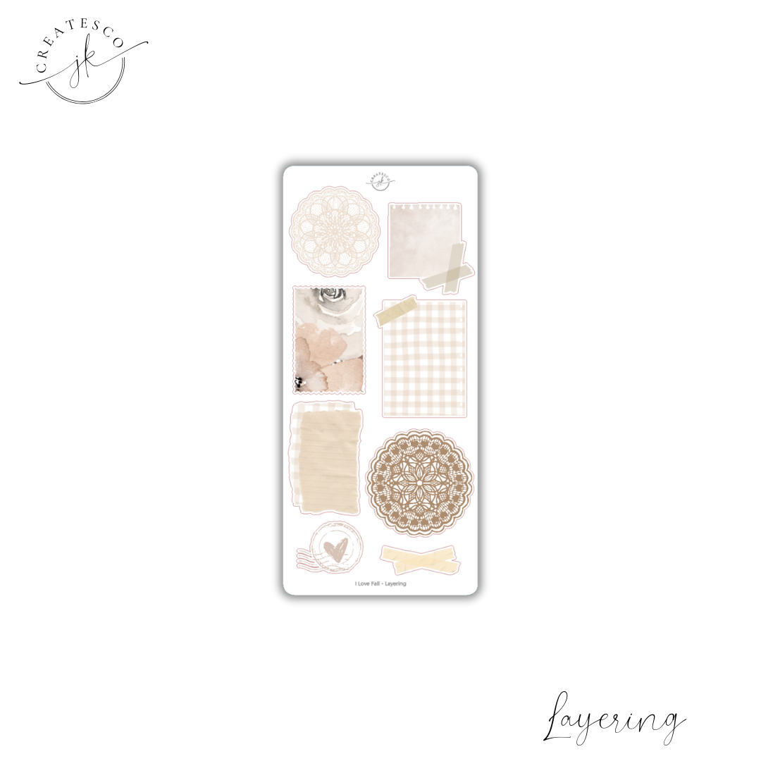 I Love Fall || Deco Kit