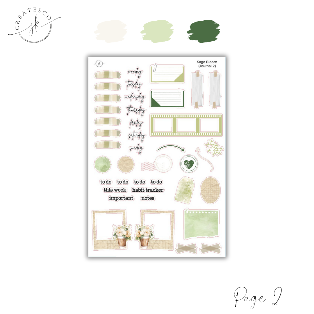 Sage Bloom || Journaling Kit